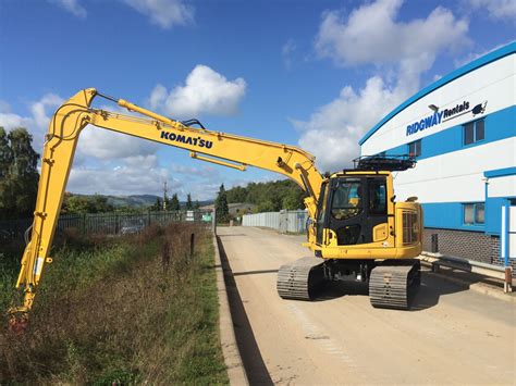 long reach mini excavator|small long reach excavator.